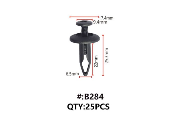 Maestro B284 Κλιπς Πλαστικα Κουμπωματα Για Αμαξωμα (RETAINERS)