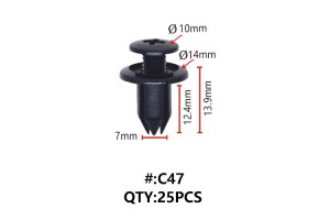 Maestro C47 Κλιπς Πλαστικα Κουμπωματα Για Αμαξωμα (RETAINERS)