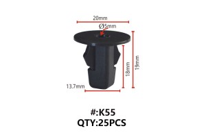 Maestro K55 Κλιπς Πλαστικα Παξιμαδια Για Βιδες