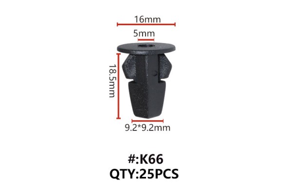 Maestro K66 Κλιπς Πλαστικα Παξιμαδια Για Βιδες