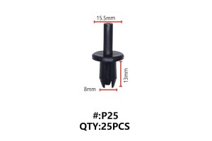 Maestro P25 Κλιπς Πλαστικα Κουμπωματα Για Αμαξωμα (RIVETS)