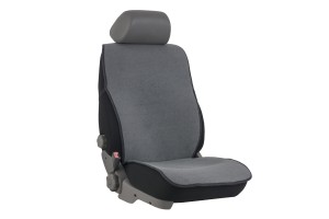 Πλατοκαθίσματα Αυτοκινήτου Πετσετέ Σετ 2 Τεμ. - Γκρι