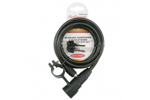 CarCommerce Κλειδαριά Ποδηλάτου Κουλούρα με Κλειδί Πράσινη