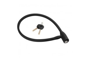 Lampa Κλειδαριά Ποδηλάτου Κουλούρα με Κλειδί Μαύρη