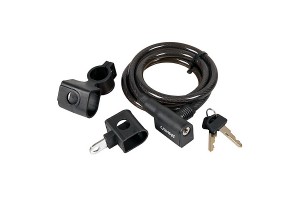 Lampa Κλειδαριά Ποδηλάτου Κουλούρα με Κλειδί Μαύρη