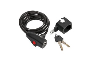 Lampa Κλειδαριά Ποδηλάτου Κουλούρα με Κλειδί Μαύρη