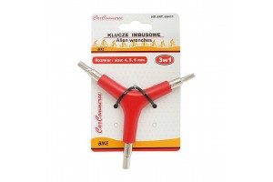 Κλειδια Αλλεν Allen "Y" 3 Σε 1 - 4/5/6mm Car Commerce - 1 ΤΕΜ.