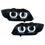 Προβολείς Led Drl Xenon 3D Angel Eyes Κατάλληλοι Για Bmw Σειρά 3 E90 E91 Lci (2008-2011) Μαύροι Προβολείς Led Drl Xenon 3D Angel Eyes Κατάλληλοι Για Bmw Σειρά 3 E90 E91 Lci (2008-2011) Μαύροι