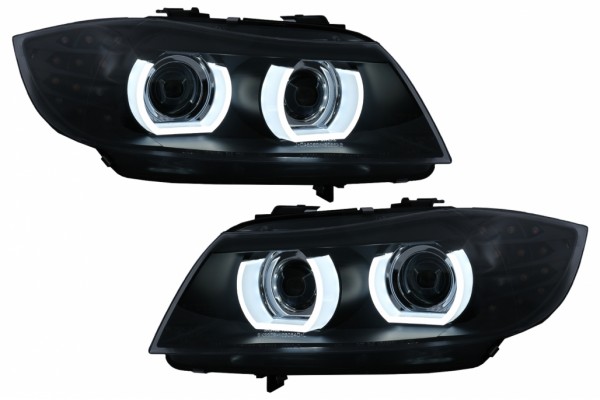 Προβολείς Led Drl Xenon 3D Angel Eyes Κατάλληλοι Για Bmw Σειρά 3 E90 E91 Lci (2008-2011) Μαύροι Προβολείς Led Drl Xenon 3D Angel Eyes Κατάλληλοι Για Bmw Σειρά 3 E90 E91 Lci (2008-2011) Μαύροι