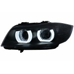 Προβολείς Led Drl Xenon 3D Angel Eyes Κατάλληλοι Για Bmw Σειρά 3 E90 E91 Lci (2008-2011) Μαύροι Προβολείς Led Drl Xenon 3D Angel Eyes Κατάλληλοι Για Bmw Σειρά 3 E90 E91 Lci (2008-2011) Μαύροι