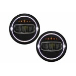 Προβολείς Cree Led 7 Ιντσών Angel Eye Halo Drl Κατάλληλοι Για Jeep Wrangler Jk Tj Lj Jl (1997-2017) Σχεδιασμός 5 Αστέρων