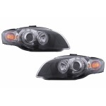 Προβολείς Angel Eyes Κατάλληλοι Για Audi A4 B7 (11.2004-03.2008) Μαύροι