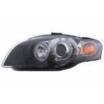 Προβολείς Angel Eyes Κατάλληλοι Για Audi A4 B7 (11.2004-03.2008) Μαύροι