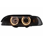 Προβολείς Angel Eyes Κατάλληλοι Για Bmw Σειρά 5 E39 (1995-2000) Μαύροι