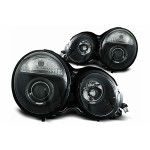 Προβολείς Angel Eyes Κατάλληλοι Για Mercedes E-Class W210 S210 (1995-05.1999) Μαύροι