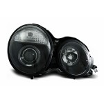 Προβολείς Angel Eyes Κατάλληλοι Για Mercedes E-Class W210 S210 (1995-05.1999) Μαύροι