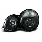 Προβολείς Angel Eyes Κατάλληλοι Για Mercedes E-Class W210 S210 (1995-05.1999) Μαύροι