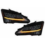 Προβολείς Led Με Δυναμικό Φλας Και Φώτα ημέρας, Κατάλληλοι Για Lexus Is XE20 (2006-2013) Black Edition.