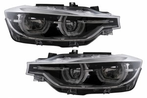 Προβολείς Full Led Angel Eyes Κατάλληλοι Για Bmw Σειρά 3 F30 F31 Sedan Touring (2011-και μετά)