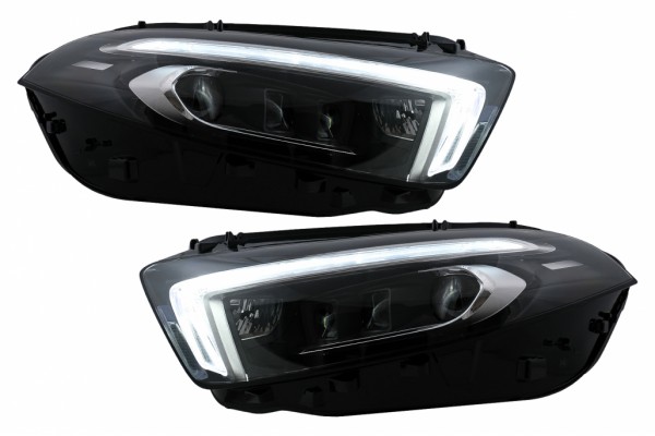 Προβολείς Full Led Κατάλληλοι Για Mercedes A-Class W177 V177 (2018-2022) Μετατροπή Από Αλογόνου Σε Led