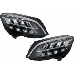Προβολείς Full Led Κατάλληλοι Για Mercedes C-Class W205 S205 (2019-και μετά) Lhd