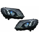 Προβολείς Full Led Κατάλληλοι Για Mercedes C-Class W205 S205 (2014-2020) Lhd W222 Design