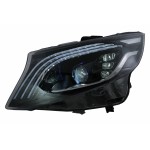 Προβολείς Full Led Κατάλληλοι Για Mercedes V-Class W447 (2016-2020) Μαύροι