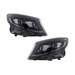Προβολείς Full Led Κατάλληλοι Για Mercedes V-Class W447 (2014-2023) Μαύροι