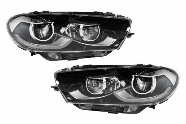 Προβολείς Full Led Κατάλληλοι Για Vw Scirocco Hatchback 137 (2008-04.2014) Δυναμικό Φως Φλας