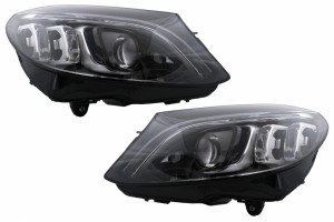 Προβολείς Led Πλήρους Δέσμης Πολλαπλής Δέσμης Κατάλληλοι Για Mercedes C-Class W205 S205 (2014-2018) Lhd