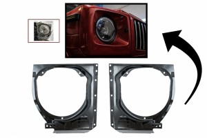 Βάσεις Στήριξης Προβολέων Κατάλληλες Για Mercedes W463 G-Class (1990-2006) Αναβάθμιση Σε (2007-2018)