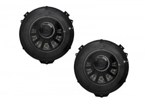 Προβολείς Bi-Xenon Led Κατάλληλοι Για Mercedes G-Class W463 (2005-2017) M Square Look