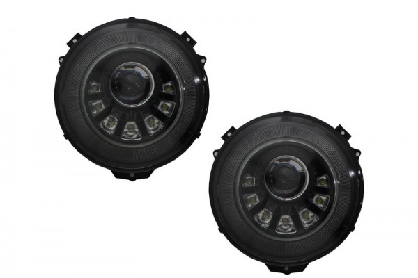 Προβολείς Bi-Xenon Led Κατάλληλοι Για Mercedes G-Class W463 (2005-2017) M Square Look Προβολείς Bi-Xenon Led Κατάλληλοι Για Mercedes G-Class W463 (2005-2017) M Square Look