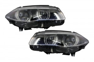 Προβολείς Full Led Κατάλληλοι Για Bmw Σειρά 5 F10 F11 (2011-2013) Angel Eyes