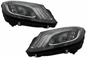 Προβολείς Full Led Κατάλληλοι Για Mercedes S-Class W222 Maybach X222 (2013-2017) Facelift Look