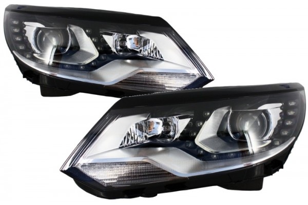 Προβολείς Led Drl Κατάλληλα Για Vw Tiguan Mk I Facelift (2012-2015) Oem Xenon Design Προβολείς Led Drl Κατάλληλα Για Vw Tiguan Mk I Facelift (2012-2015) Oem Xenon Design
