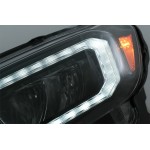 Μπάρα Προβολέων Led Κατάλληλη Για Ford Ranger (2015-2020) Lhd Full Black Κέλυφος Με Διαδοχικά Δυναμικά Φώτα Στροφής