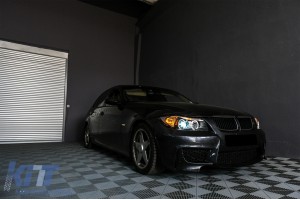 Προβολείς Κατάλληλοι Για Bmw Σειρά 3 E90 Sedan E91 Touring (03.2005-08.2008) Ζάντες Angel Eyes 2 Halo Σε Μαύρο Χρώμα