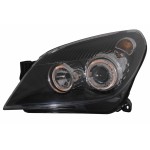 Προβολείς Κατάλληλοι Για Opel Astra H (03.2004-2009) Angel Eyes 2 Halo Ζάντες Μαύροι