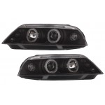 Προβολείς Κατάλληλοι Για Vw Passat 3BG (2000-2005) 2 Halo Ζάντες Μαύροι