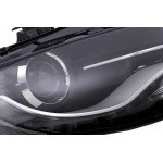 Προβολείς Led Drl Φώτα Ημέρας Κατάλληλα Για Audi A4 B8 8K (2009-10.2011) Μαύροι