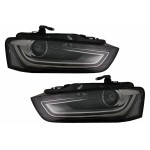Προβολείς Led Drl Για Audi A4 B8.5 Facelift (2012-2015) Μαύροι