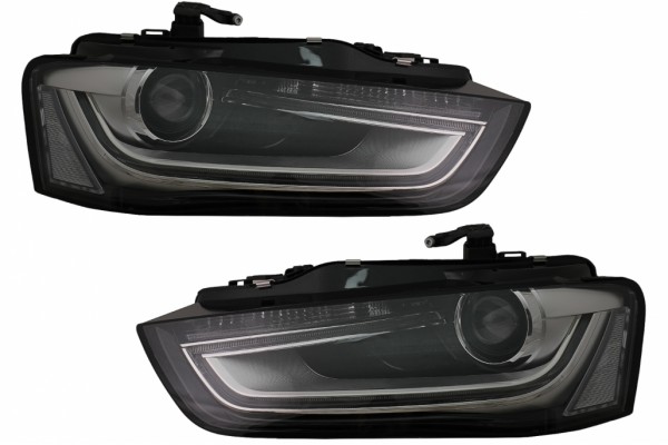 Προβολείς Led Drl Για Audi A4 B8.5 Facelift (2012-2015) Μαύροι