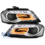 Προβολείς Led Drl Κατάλληλοι Για Audi A3 8P 8P1 8PA (2009-2013) Φώτα Ημέρας Με Σχέδιο Facelift, Μαύροι Προβολείς Led Drl Κατάλληλοι Για Audi A3 8P 8P1 8PA (2009-2013) Φώτα Ημέρας Με Σχέδιο Facelift, Μαύροι