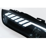 Προβολείς Led Drl Κατάλληλοι Για Audi A4 B8.5 Facelift (2012-2015) Dynamic Sequential Turning Light Black Προβολείς Led Drl Κατάλληλοι Για Audi A4 B8.5 Facelift (2012-2015) Dynamic Sequential Turning Light Black