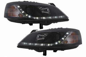 Προβολείς Led Drl Κατάλληλοι Για Opel Astra G (09.1997-02.2004) Μαύροι