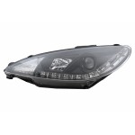Προβολείς Led Drl Κατάλληλοι Για Peugeot 206 (1998-2002) Μαύροι