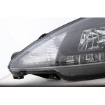 Προβολείς Led Drl Κατάλληλοι Για Peugeot 206 (1998-2002) Μαύροι