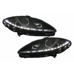Προβολείς Led Drl Κατάλληλοι Για Seat Leon Altea Toledo (06.2005-2009) Μαύροι