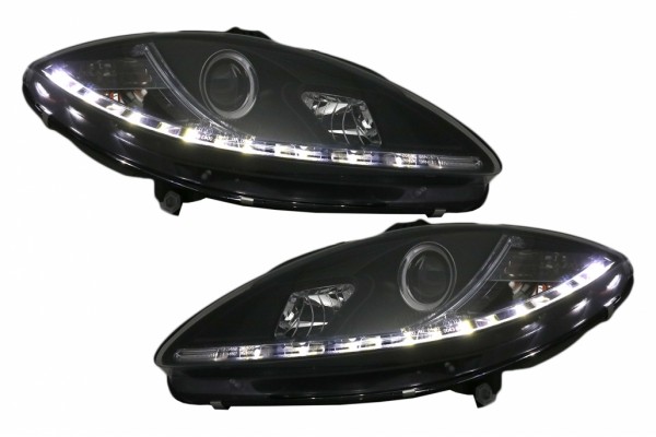 Προβολείς Led Drl Κατάλληλοι Για Seat Leon Altea Toledo (06.2005-2009) Μαύροι